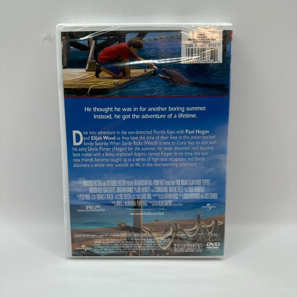 Flipper 2003 Paul Hogan Elijah Wood Universal Full Frame DVD - Picture 3 of 3